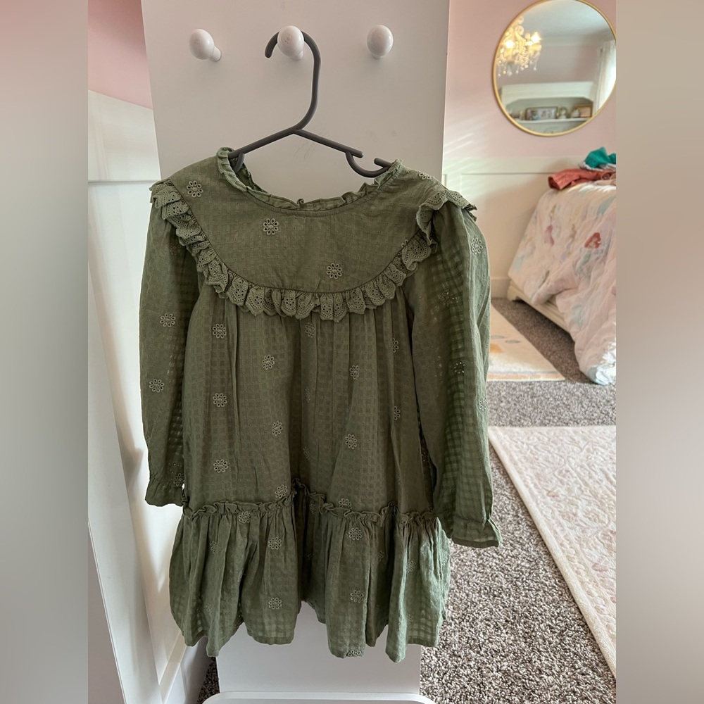 NWOT Olive Cat & Jack Dress Size 4T